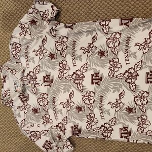 Texas A&M Floral Polo Shirt